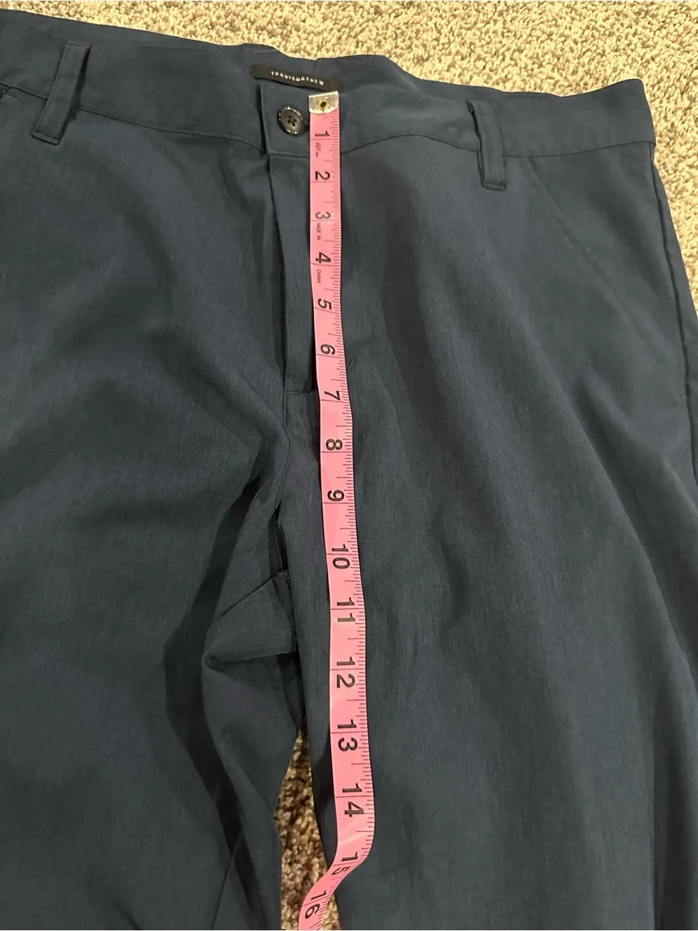 Travis Mathew Navy Blue Mens Dress Pants